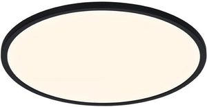 Enzo nordlux led plafonniere oja 42 zwart 24w 3000k 4000k 42cm - 4802331