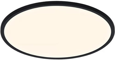 Enzo nordlux led plafonniere oja 42 zwart 24w 3000k 4000k 42cm - 4802331