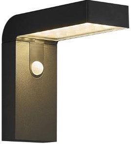 Enzo nordlux led solar wandlamp alya 5w 3000k zwart - 4802830