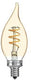 Enzo nordlux led tipkaars e14 3-21w 2200k filament spiraal gold dimbaar - 2760020