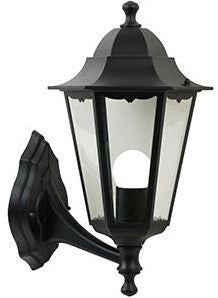 Enzo nordlux wandlamp cardiff up e27 zwart ip44 - 4800922