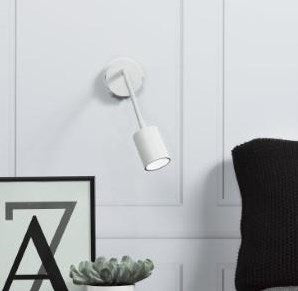 Enzo nordlux wandlamp explore flex gu-10 met schakelaar wit - 4800427