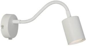 Enzo nordlux wandlamp explore flex gu-10 met schakelaar wit - 4800427