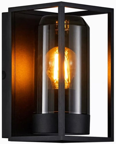 Enzo nordlux wandlamp griffin e27 zwart ip44 - 4800905