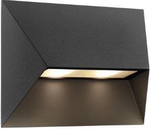 Enzo nordlux wandlamp pontio 27 2x gu10 zwart ip44 - 4800901