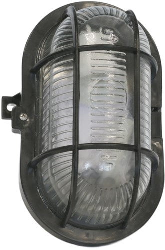 Load image into Gallery viewer, Enzo nordlux wandlamp skotlampe bulleye ovaal met korf zwart - 4800430
