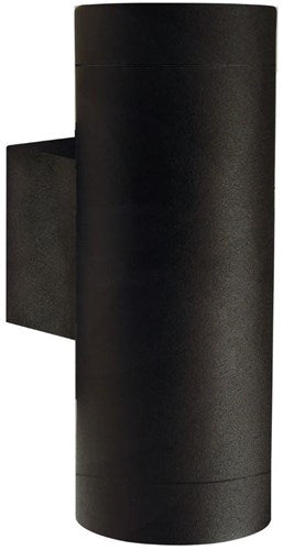 Enzo nordlux wandlamp tin maxi double 2x gu10 zwart ip54 - 4800936