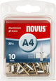 Novus blindklinknagel a4 x 10mm | alu sb | 30 stuks - 045-0025 045-0025