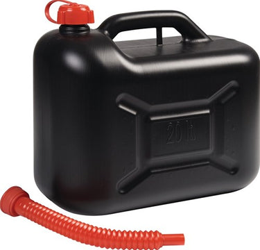 Now transportbrandstofjerrycan | inhoud 20 l | zwart hd-pe | l405xb210xh350 mm | 1 stuk - 4000819001 4000819001