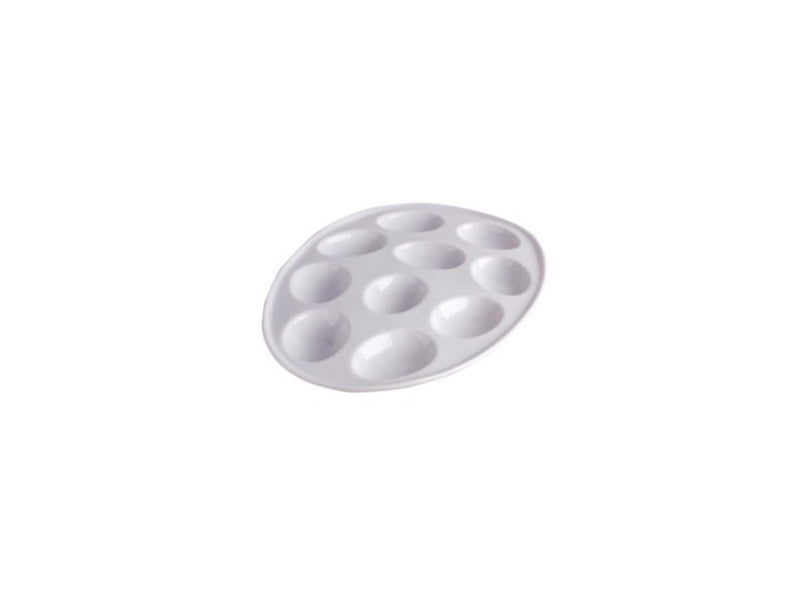 Load image into Gallery viewer, Imperial kitchen eierschaal wit aardewerk voor 10 eieren
