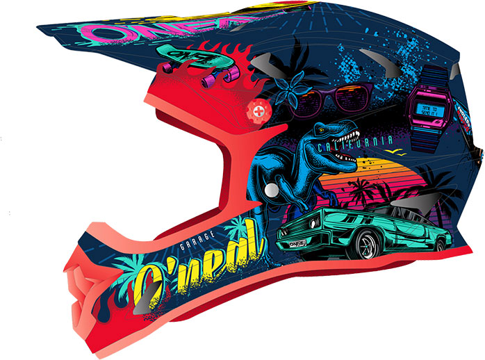 Load image into Gallery viewer, O'neal sonus youth rex - kid's fullface helmet
