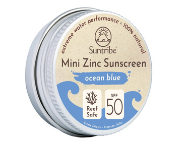 Suntribe zonnebrandcrème - gezicht sport - spf 50 - ocean blue - 15 gr