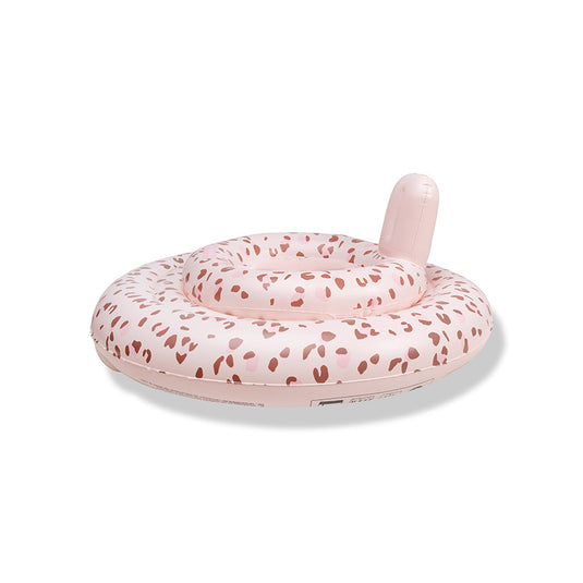 Leopard | oudroze baby float 0-1 jaar
