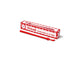 Lamazuna oriculi oorstokje - bioplastic - rood
