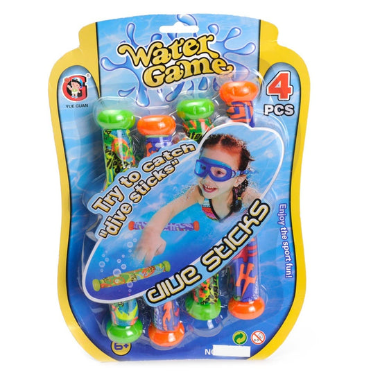 Jonotoys water game opduik sticks 4 stuks