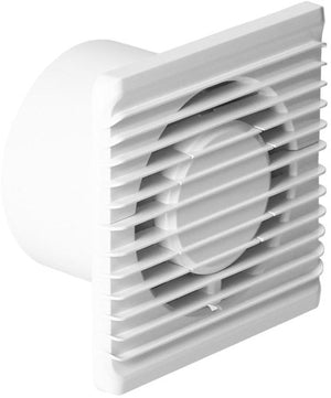 Enzo orno badkamer - toilet ventilator wit 100mm + timer - 8611010
