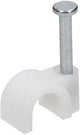 Enzo orno kabelclip 8mm rond wit zak(100) - 4113214