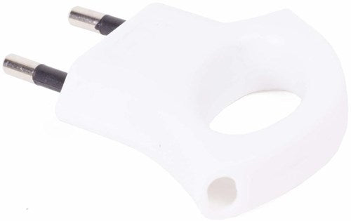 Enzo orno stekker euro met trekoog wit - 6140235