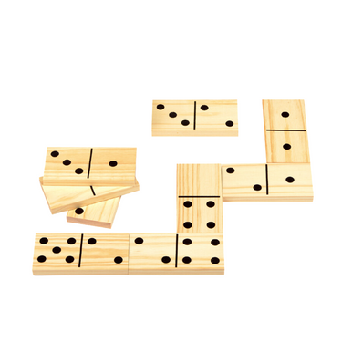 Outdoor games dominoes hout 28-delig