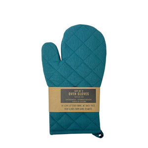 Ovenwant turquoise 18x28cm 2 stuks