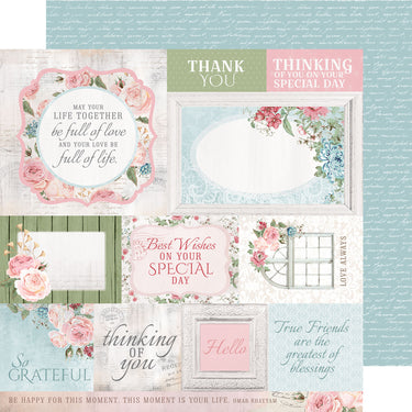 Kaisercraft • paper 30,5x30,5cm rose avenue irreplaceable