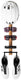 Parax gear-rack set 2 -m- bicycle accessory holder