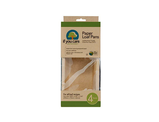 If you care brood bakvorm - 4 stuks - fsc ongebleekt