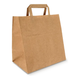 Papieren draagtas middel 26+17x27cm bruin (250 stuks)