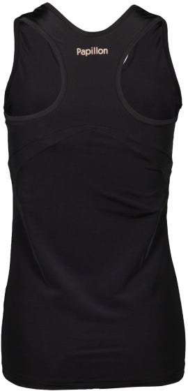 Papillon Tanktop racer back dames zwart maat S