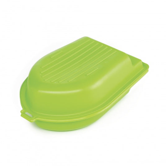 zandbak met deksel Boot 118 x 79 x 22 cm groen