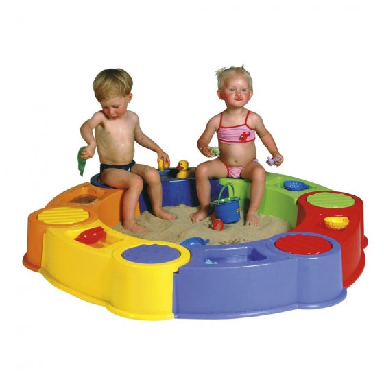 Load image into Gallery viewer, Paradiso toys Colombus Zandbak met Watercompartimenten 141 cm
