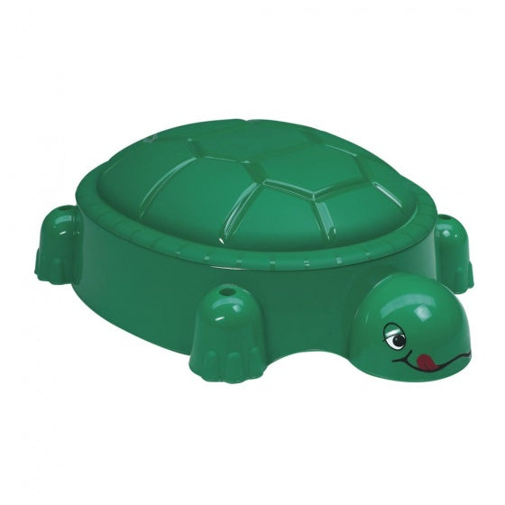 Load image into Gallery viewer, zandbak met deksel Schildpad 115 x 83 cm groen
