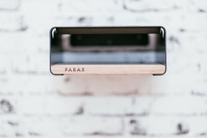 Parax s-rack bike wall mount - black walnut