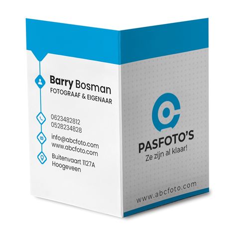 Load image into Gallery viewer, Benel pasfotomapjes wit met print 1000 st.
