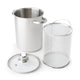 Kitchen tools imperial kitchen asperge-pastapan 19x14 cm rvs