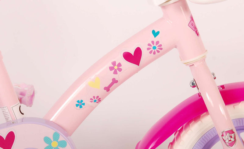 Load image into Gallery viewer, Nickelodeon Kinderfiets Meisjes 10 inch Roze Doortrapper

