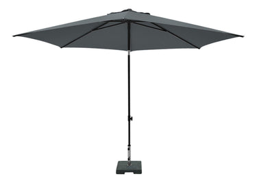 Madison parasol mykanos push-up rond 250 cm met tilt-functie 100%poly grijs