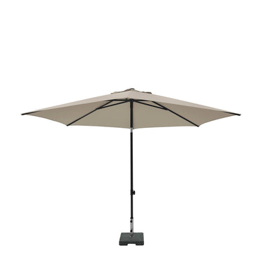 Madison parasol elba push-up rond 300 cm met tilt-functie 100%pol ecru