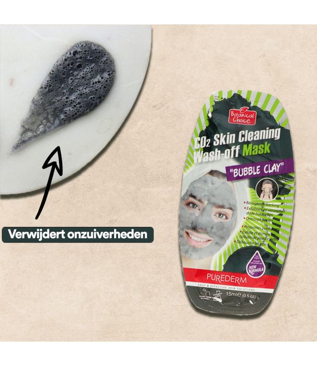 Load image into Gallery viewer, Purederm cleaning bubble clay gezichtsmasker
