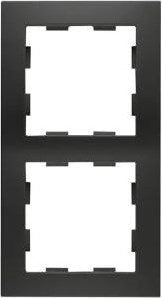 Enzo peha badora mat zwart inbouw unit utp cat6 rj45 dubbel - 4603610
