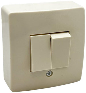 Peha opbouw schakelaar serie creme - 4663020