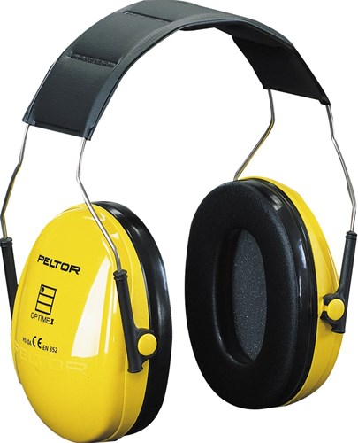 3m peltor h510a optime i gehoorkap geel - 31990010 - 31990010
