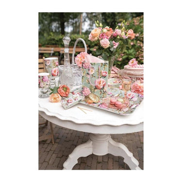 Ambiente servet 25 peonies composition green fsc mix