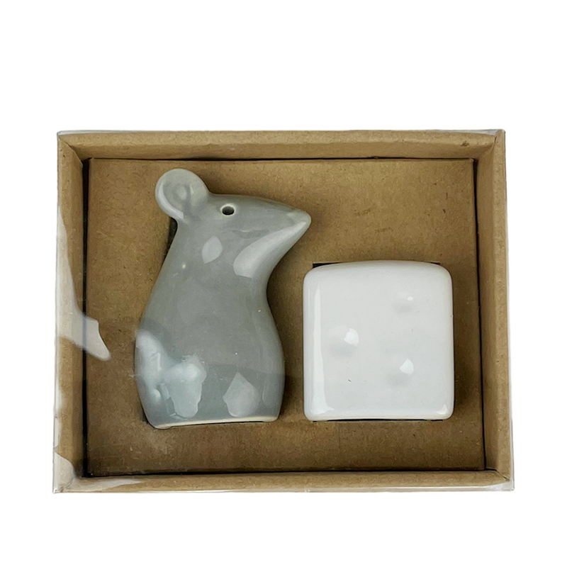 Load image into Gallery viewer, Peper- zoutvaatje muis kaas
