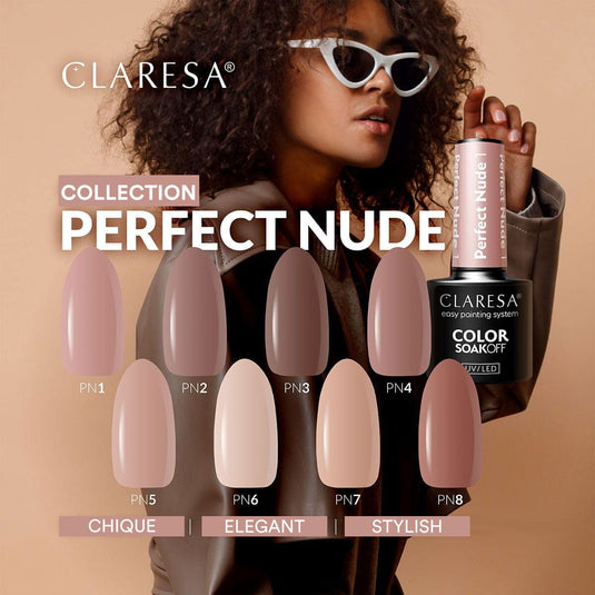 Claresa uv led gellak 5ml perfect nude 3