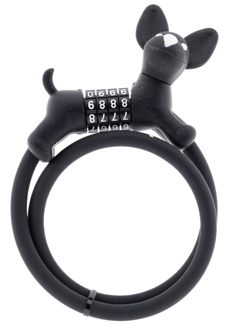 ギャラリービューアに画像をロードする, Pexkids cijfer kabelslot zwart flappie de waakhond silicone
