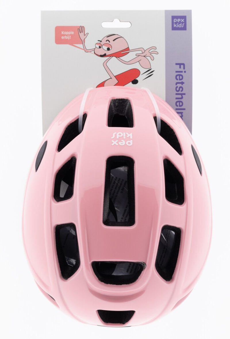 Afbeelding laden in galerijviewer, Pexkids kinderhelm in-mold 52-56cm roze

