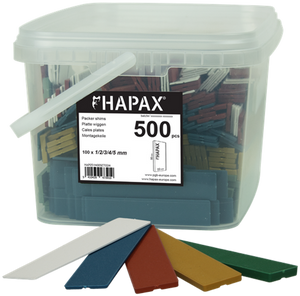 Pgb-europe - hapax assortment platte wiggen 22x95 500st - hap051n00set02m