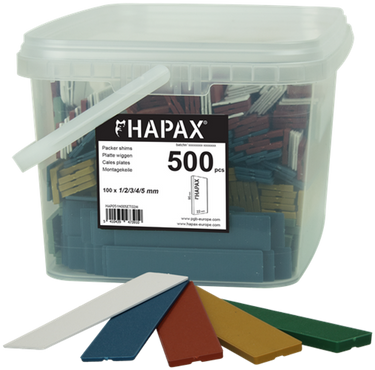 Pgb-europe - hapax assortment platte wiggen 22x95 500st - hap051n00set02m