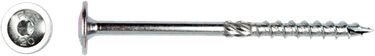 Pgb-europe pfs+ | pfs flenskophoutschroef t30 ø 6x240 zn | 100 st - pfettg001006002403